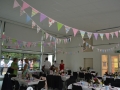 Bunting at a Wedding