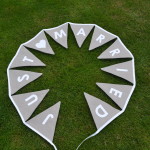 Wedding bunting: "Just Married"